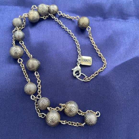 Chaps Ralph Lauren Silver Tone Necklace - Picture 4 of 4